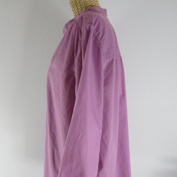 Tommy Hilfiger XL Purple Embroidered Boho Tunic - Picture 6 of 8